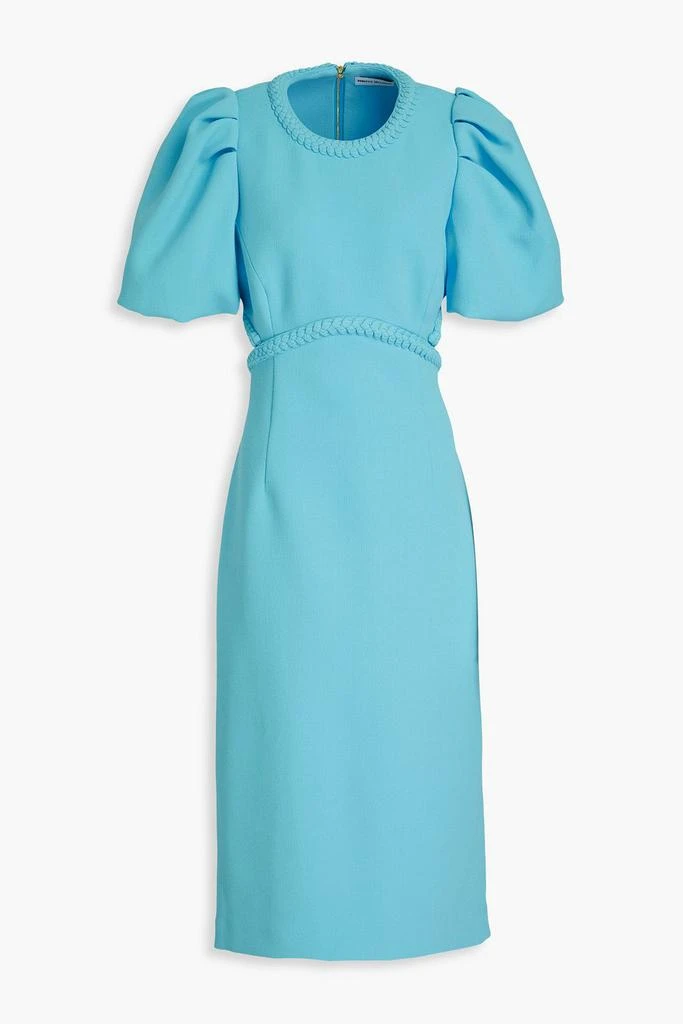 REBECCA VALLANCE Michelle cutout crepe midi dress 1
