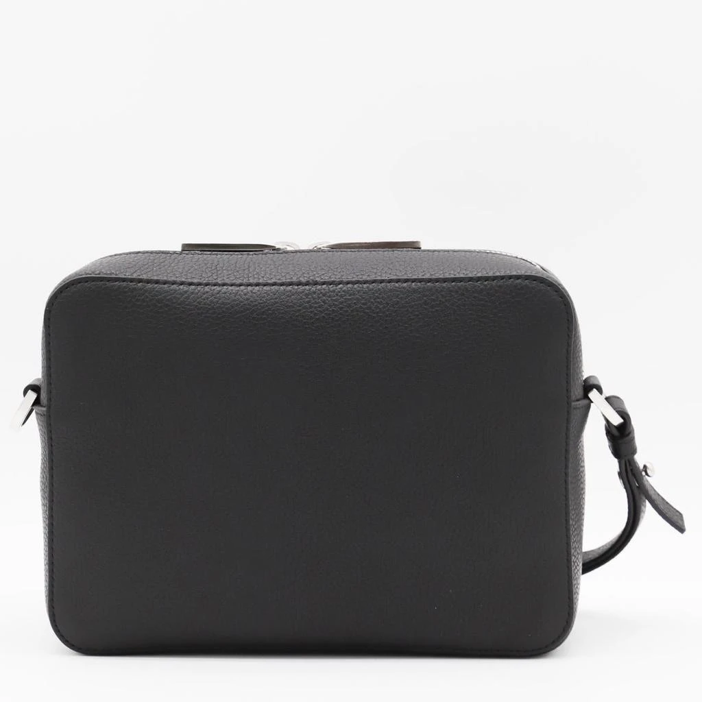 Salvatore Ferragamo Salvatore Ferragamo Black Leather Travel Embossed Crossbody Bag 2