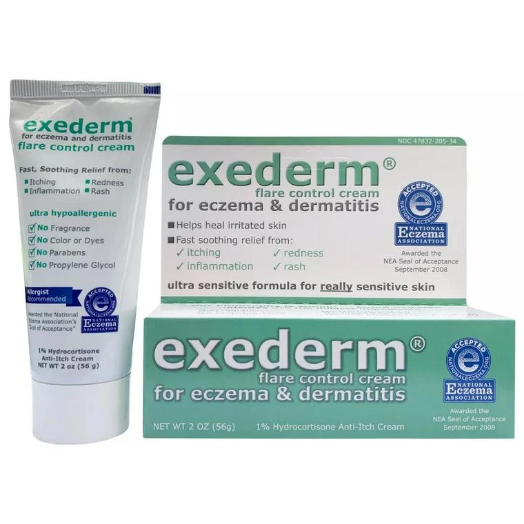 Exederm Exederm Flare Control Cream For Eczema And Dermatitis, 2 Oz 1