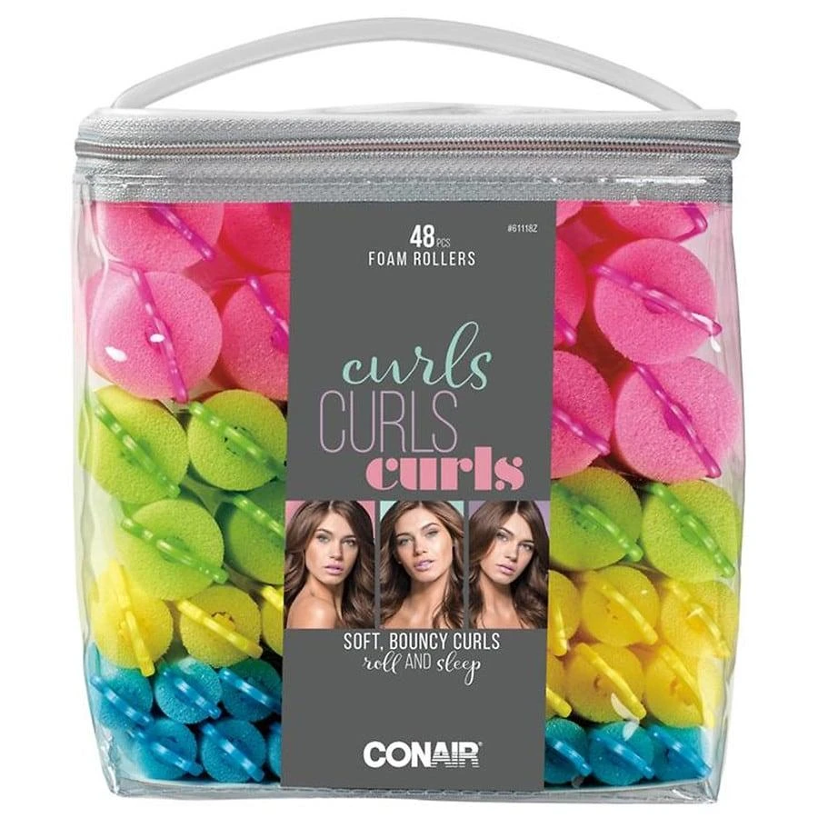 Conair Foam Self-Fastening Multi-Size Hair Rollers 3