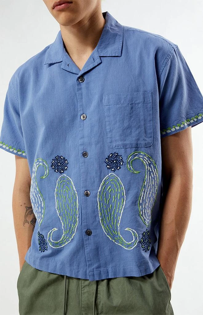 Obey Quentin Embroidered Camp Shirt 2