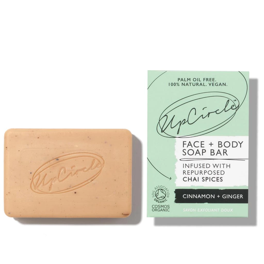 Upcircle Face + Body Soap Bar Infused With Repurposed Chai Spices 2