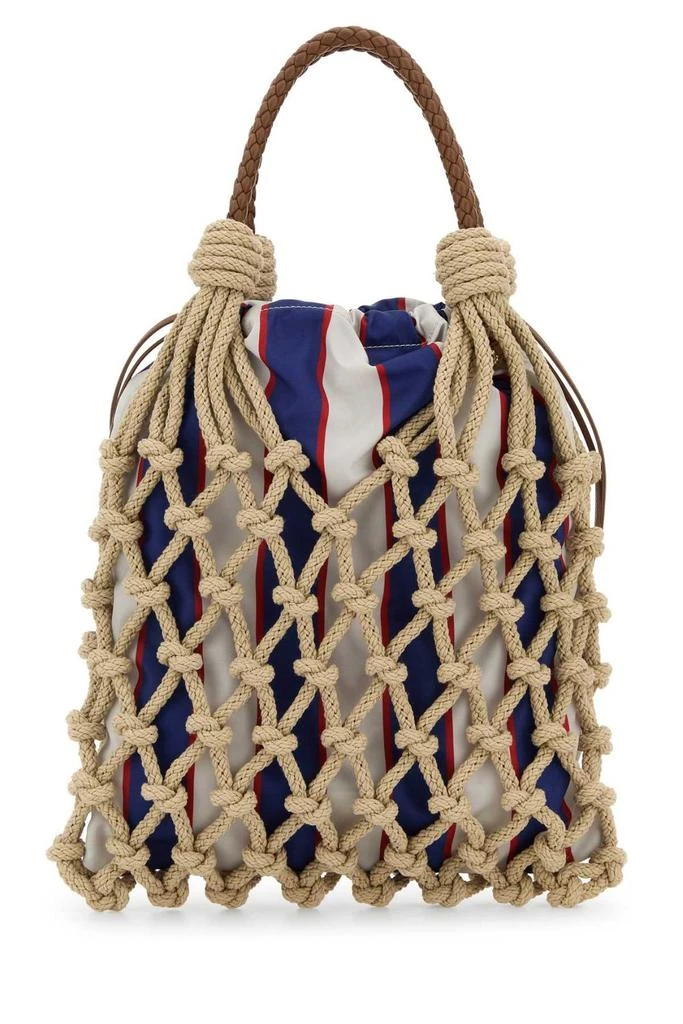 Prada Prada Logo Net Tote Bag 2