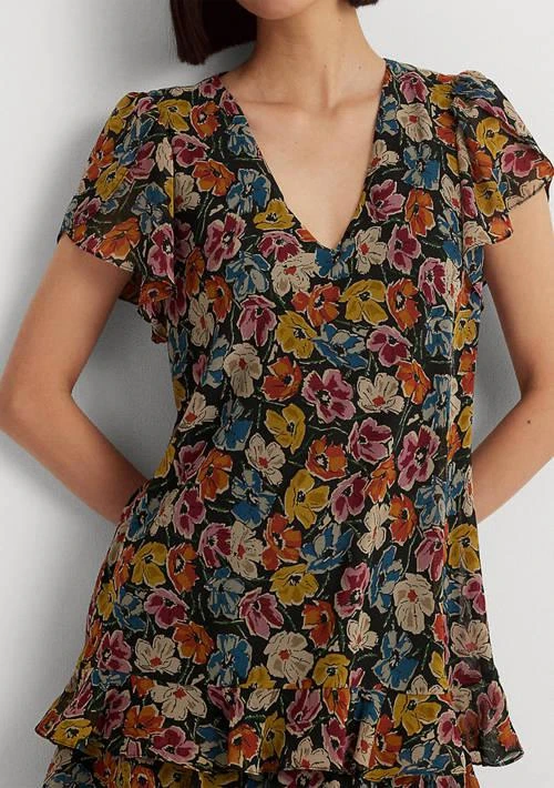 Ralph Lauren Ralph Lauren Floral Georgette Drop Waist Dress 3