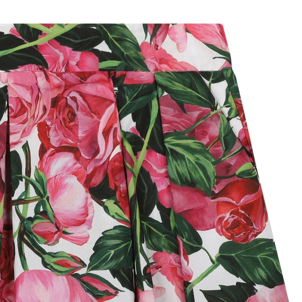 Dolce 
Gabbana Dolce 
Gabbana Kids Floral-Printed Dtraight Hem Skirt 3