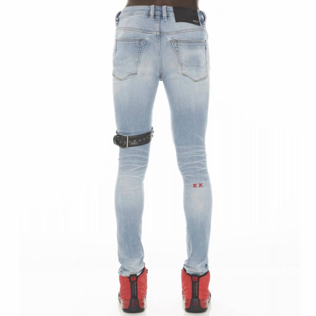 Cult Of Individuality Men's Motley 220 Super Skinny Denim In Crue