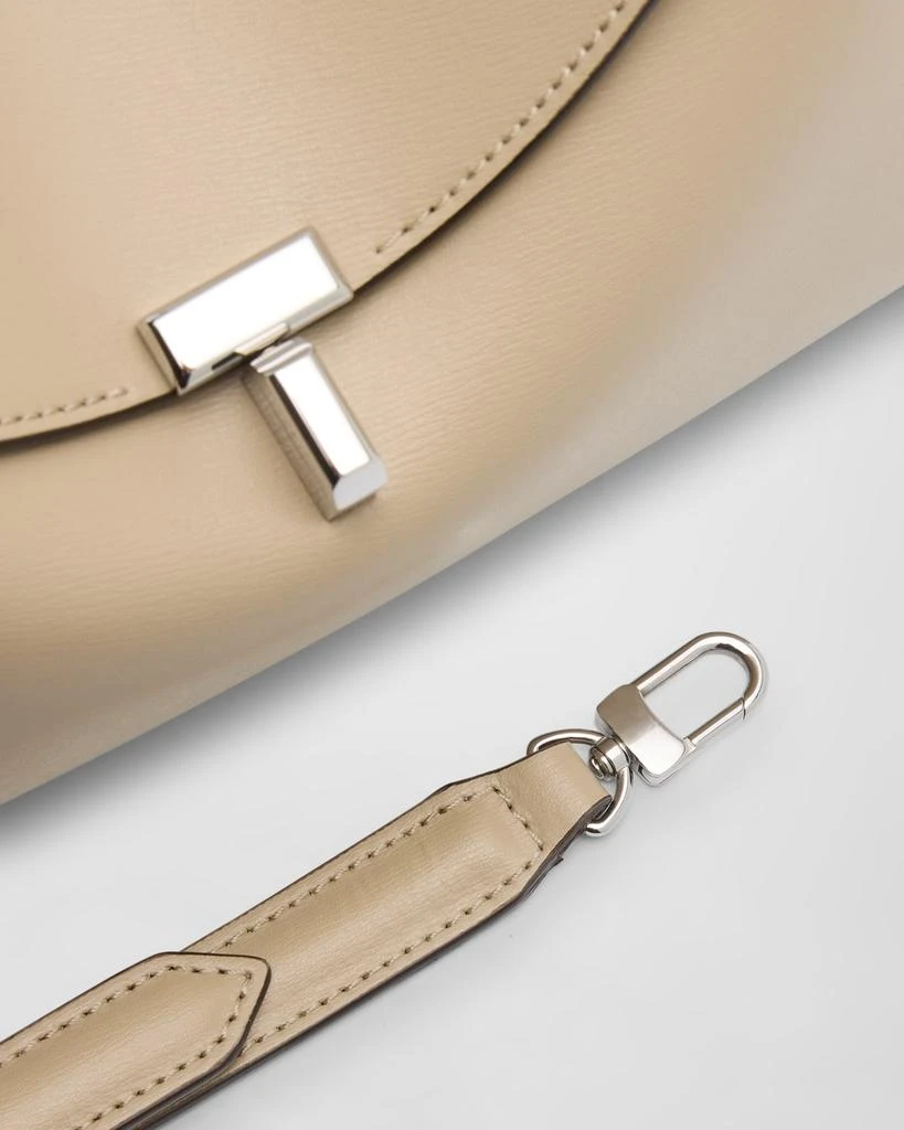 Totême T-Lock Leather Clutch Bag 7