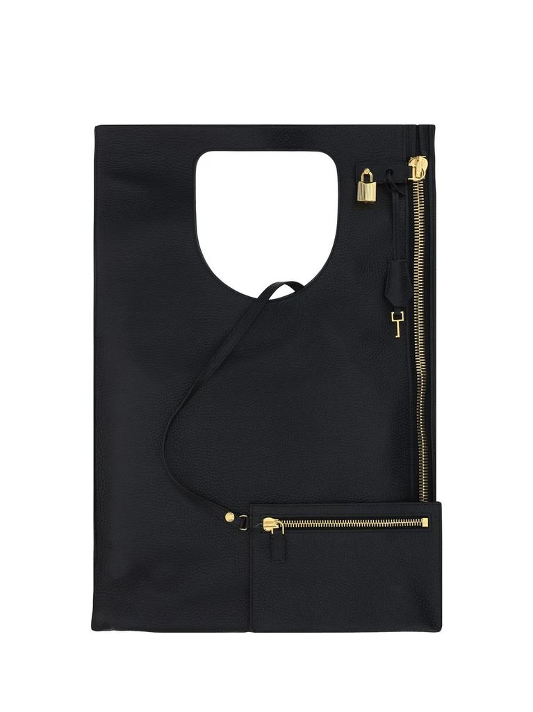 Tom Ford Tom Ford Folded Design Cut-Out Top Handle Bag 1