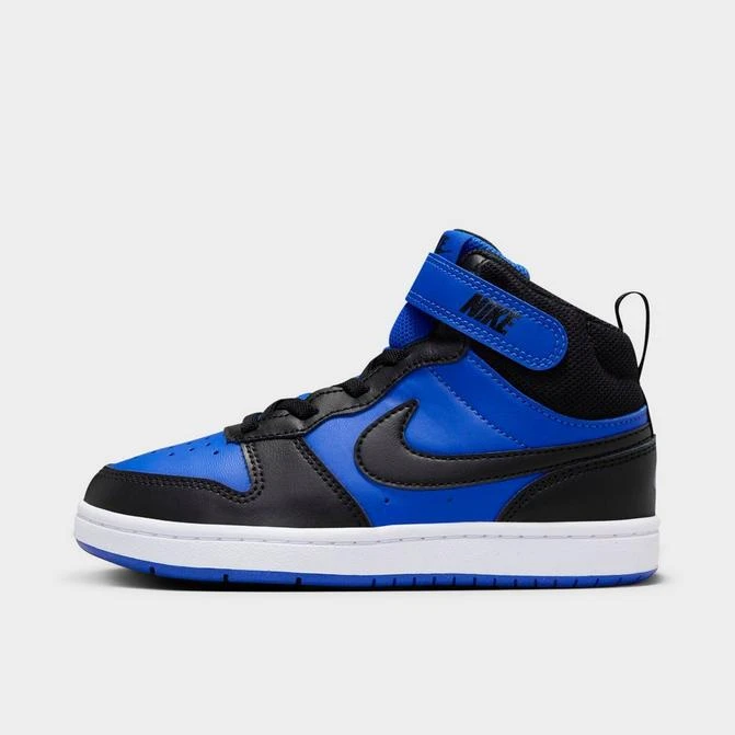 NIKE Little Kids' Nike Court Borough Mid 2 Casual Shoes 1
