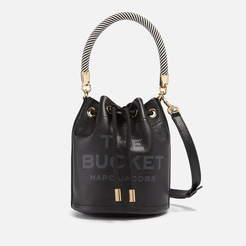 Marc Jacobs The Leather Logo Textured-Leather Bag 1
