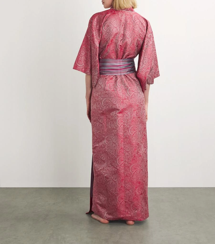 Daniel Hanson Silk Paisley Kimono Robe 3
