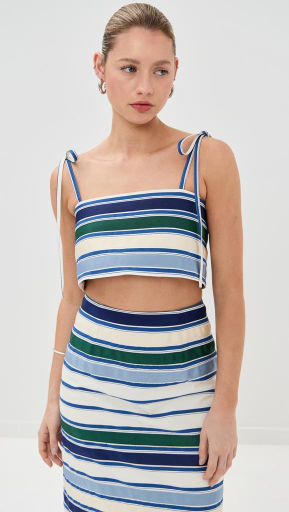 Rosie Assoulin Ribbon Tie Easy Bandeau