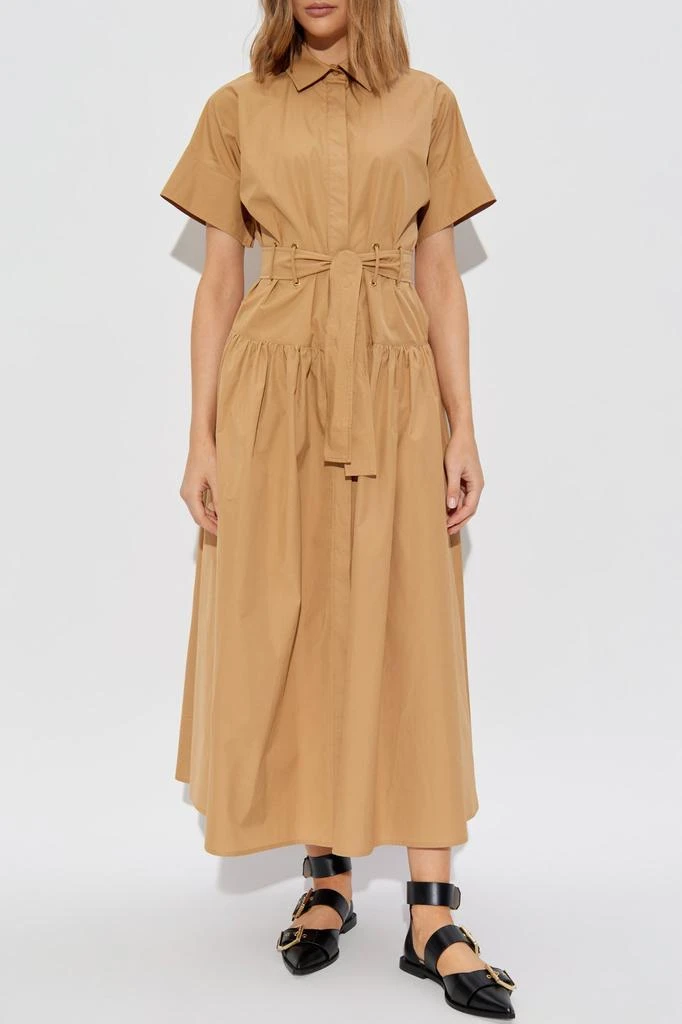 Max Mara Max Mara Agoraio Belted Short-Sleeved Midi Dress 2