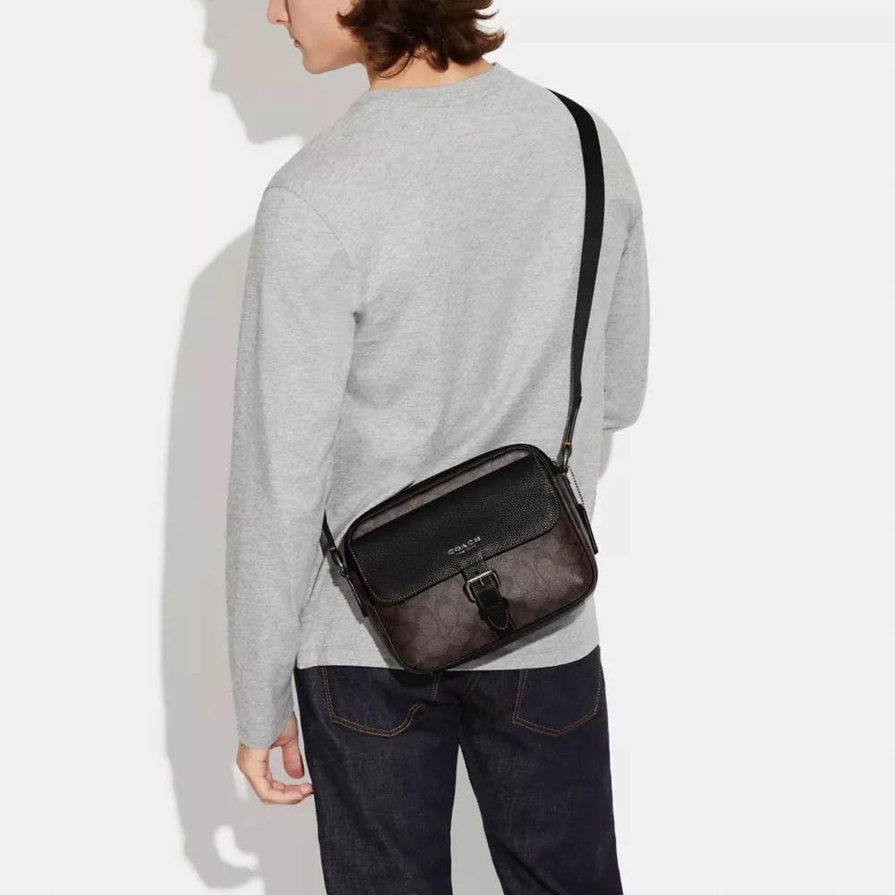 Coach Hudson Crossbody Bag In Signature Canvas 2