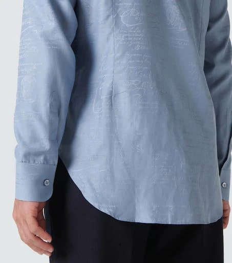 Berluti Scritto Andy silk and cotton shirt 6