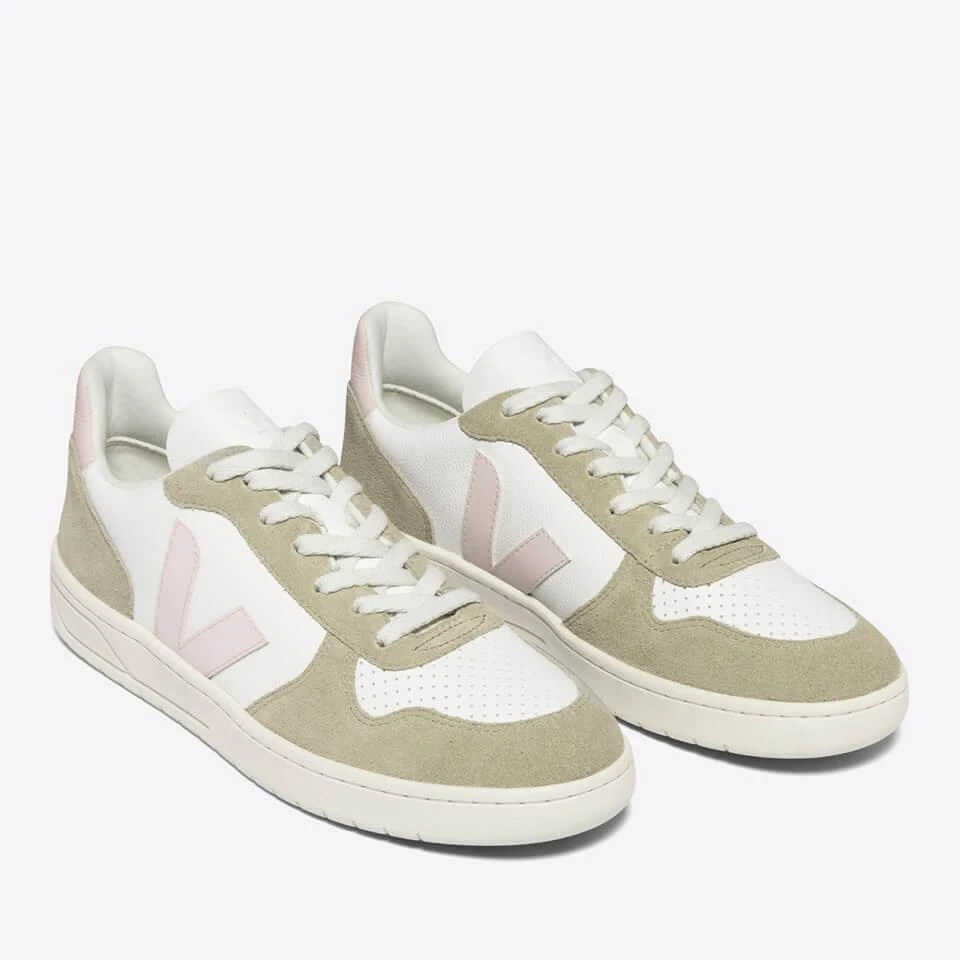 Veja VEJA WOMEN'S V-10 CHROME FREE LEATHER TRAINERS 3