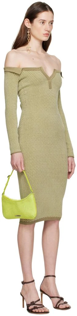 Jacquemus Green 
La Robe Maille Pampero
 Midi Dress 2