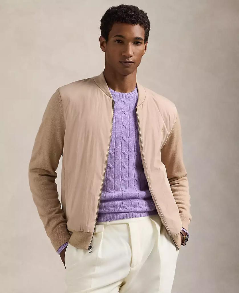 Ralph Lauren Men's Hybrid Wool Full-Zip Sweater