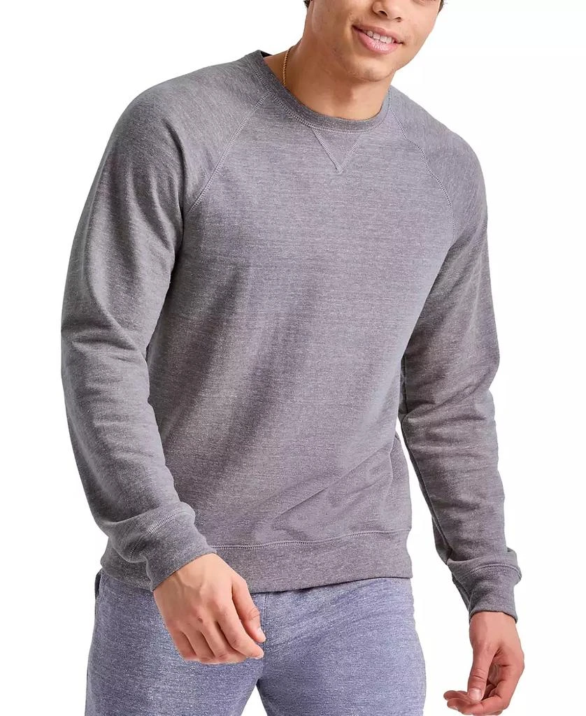 Hanes ORIGINAL Men's Triblend French Terry Crewneck Sweatshirt 1