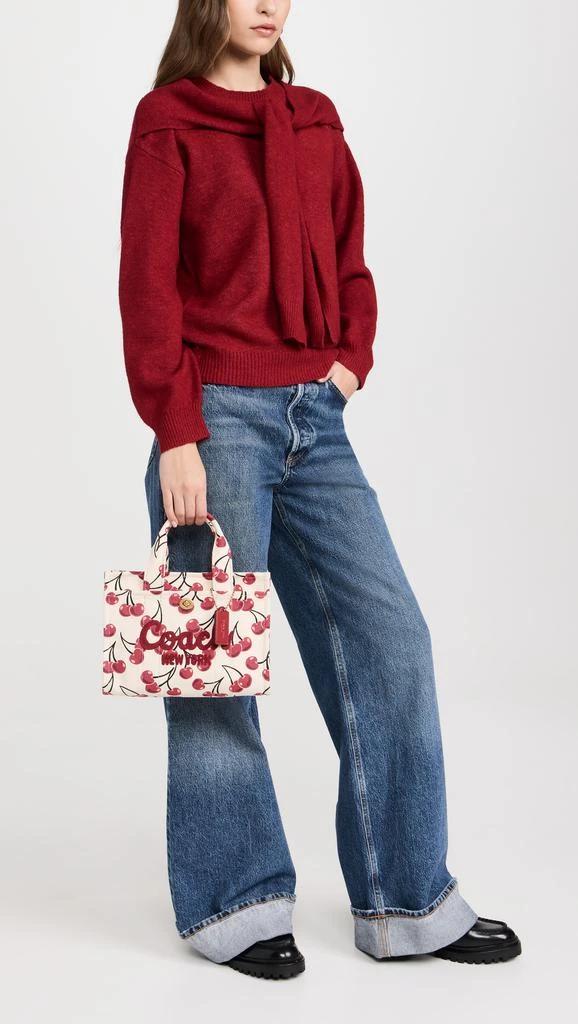 Coach Cherry Print Cargo Tote 26 2