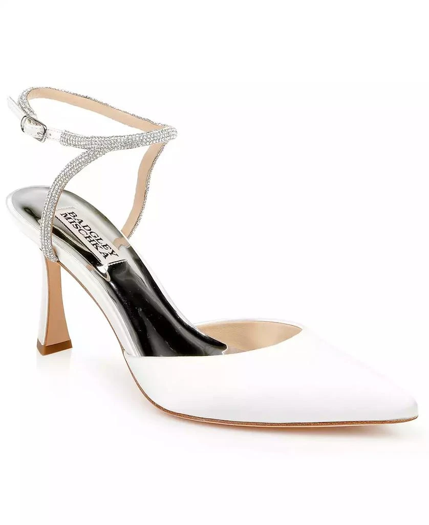 Badgley Mischka Women's Kamilah Ankle Strap Evening Pump 1