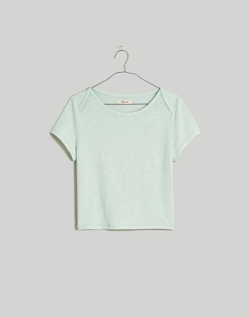 Madewell Contrast-Bib Crop Tee 1