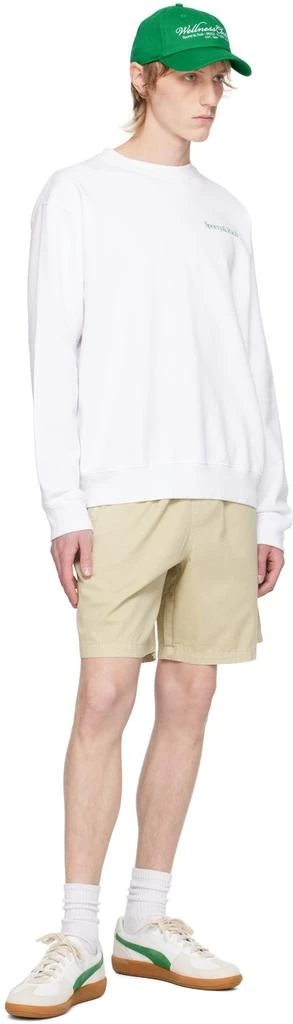 Sporty & Rich White 'Drink More Water' Sweatshirt 4