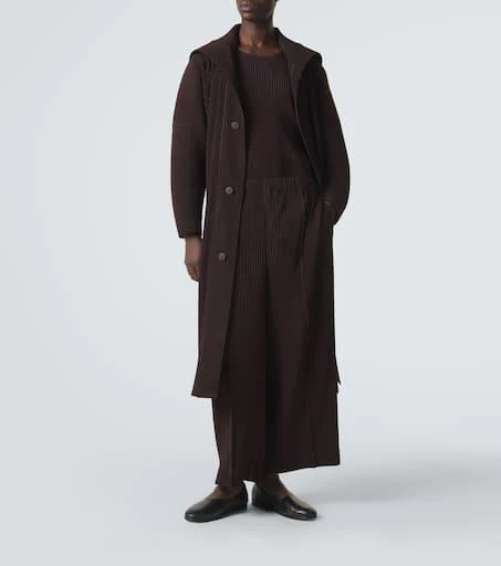 Homme Plissé Issey Miyake Monthly Colors pleated coat 2