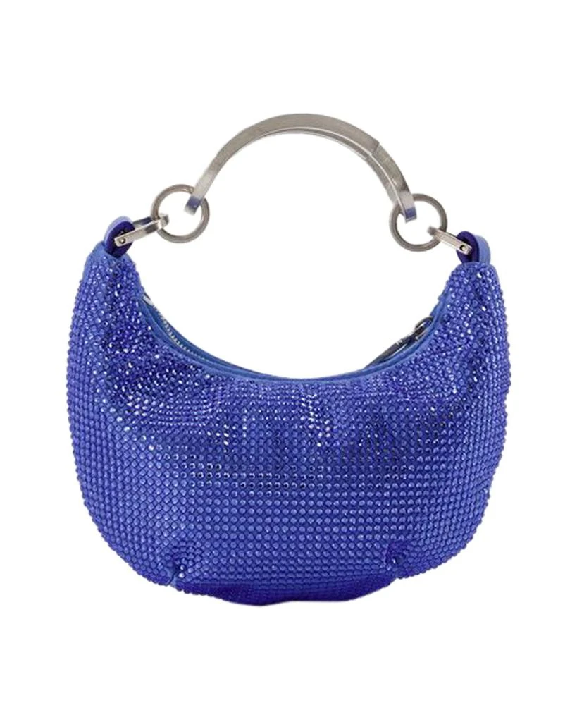 Off-White Mini Binder Clip Bag in Strass / Blue 3
