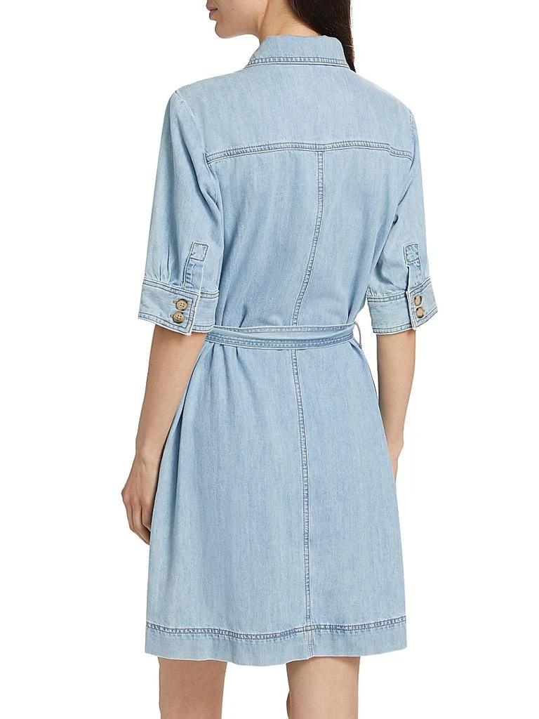 FRAME Denim Belted Minidress 5