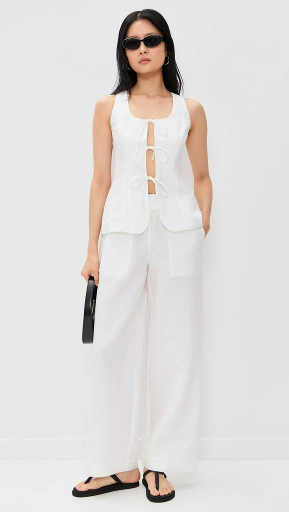 ALIGNE Lupin Linen Tie Waistcoat 4