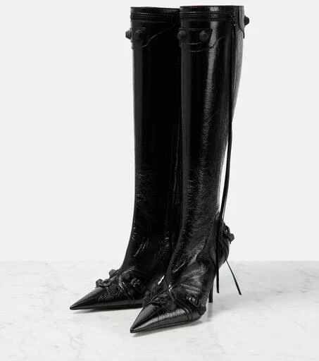 Balenciaga Cagole leather knee-high boots 5