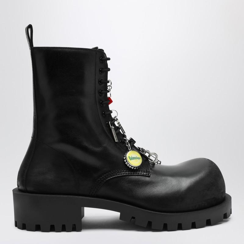 BALENCIAGA Stomper boots 42 並行輸入品 Men's Stomper Zipped Bootie