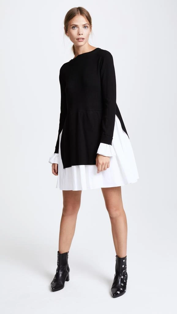 English Factory Knit Combo Dress 4