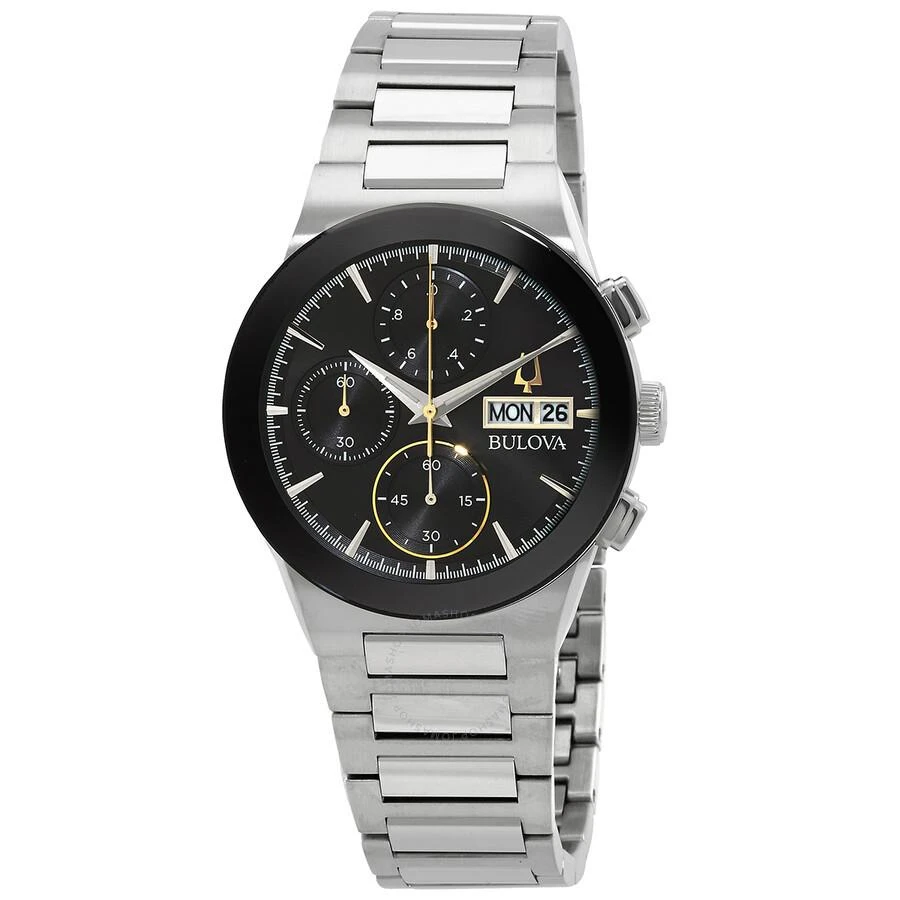 Bulova Millennia Chronograph Quartz Black Dial Men's Watch 96C149 1