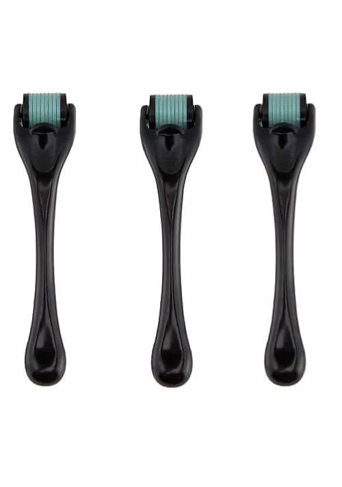 Lovery Unisex 3 Pack Micro Needle Derma Roller for Face and Body