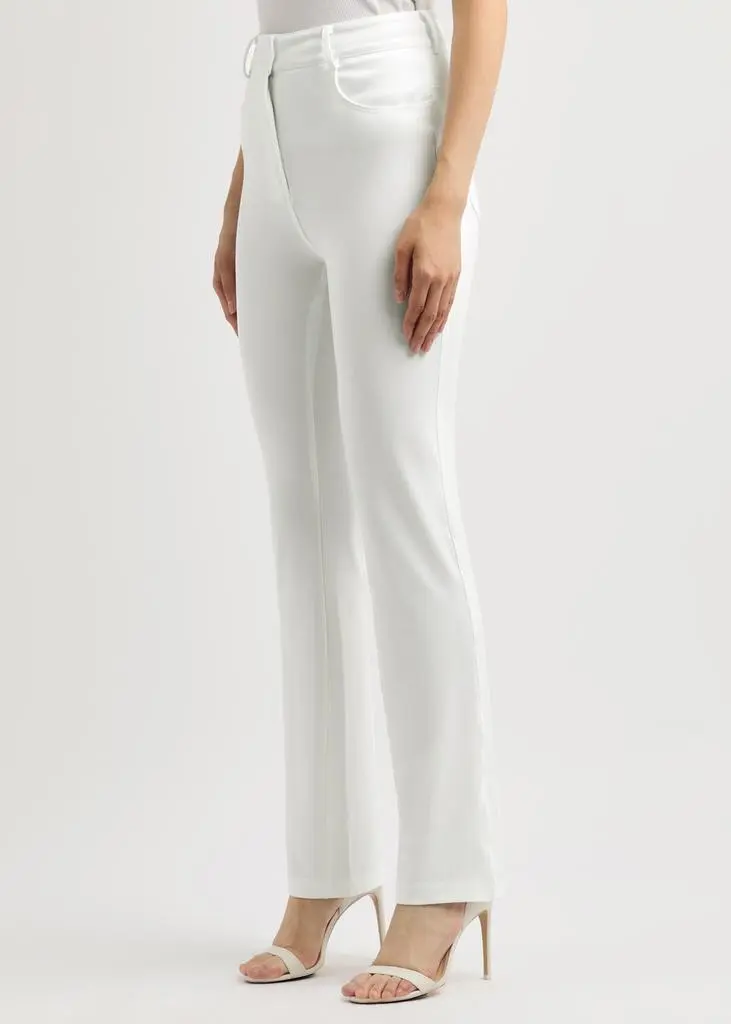 Norma Kamali Bootcut stretch-jersey trousers 2