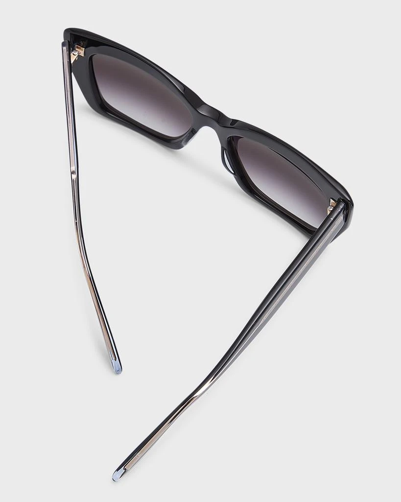 Barton Perreira Devine Square Acetate & Titanium Sunglasses 5