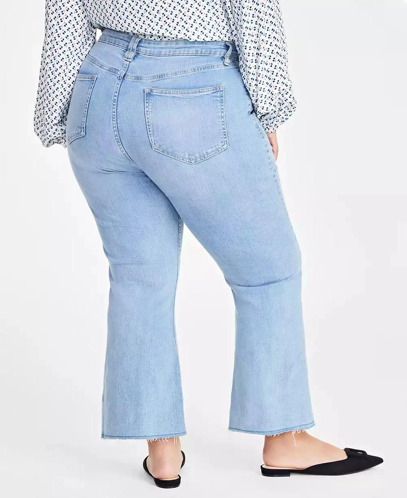 On 34th Trendy Plus Size Kick Flare Cropped Denim Jeans, Created for Macy's 4