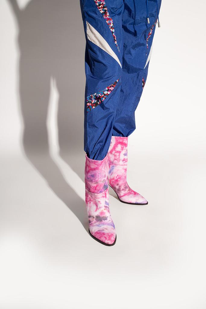 Isabel Marant ISABEL MARANT Womens Shoes Boots In Pink White & Purple Tie Dye