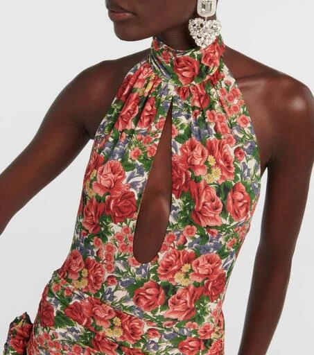 Magda Butrym Floral halterneck top 5