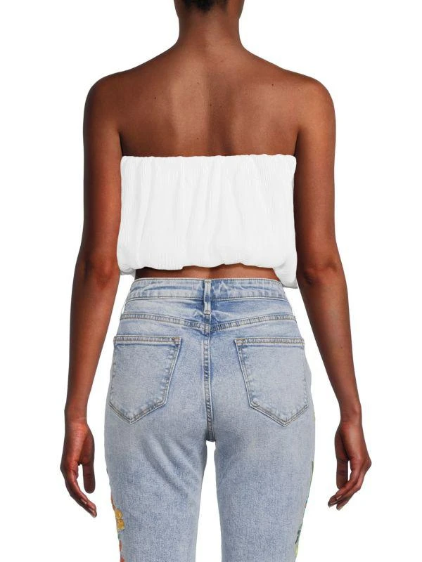 Renee C. Plisse Blouson Tube Top 2