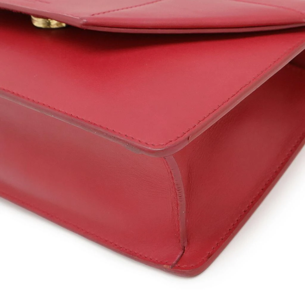 Yves Saint Laurent Leather Pochette Shoulder Bag (Pre-Owned) 3