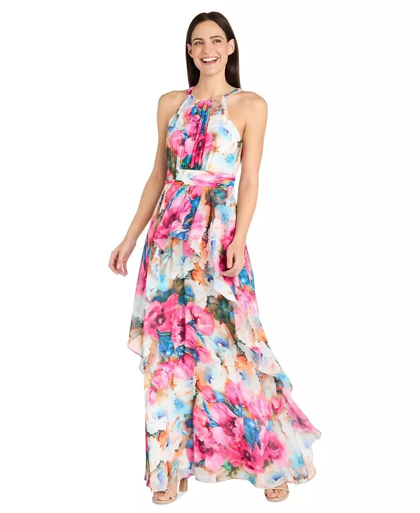 Shop Women's Floral Chiffon Ruffle-Skirt Halter Dress on Sale at  BeyondStyle  Get 67% Off Women's Floral Chiffon Ruffle-Skirt Halter Dress  with Limited-Time Flash Deals, Exclusive Discounts, and Special Offers.  Enjoy Unbeatable