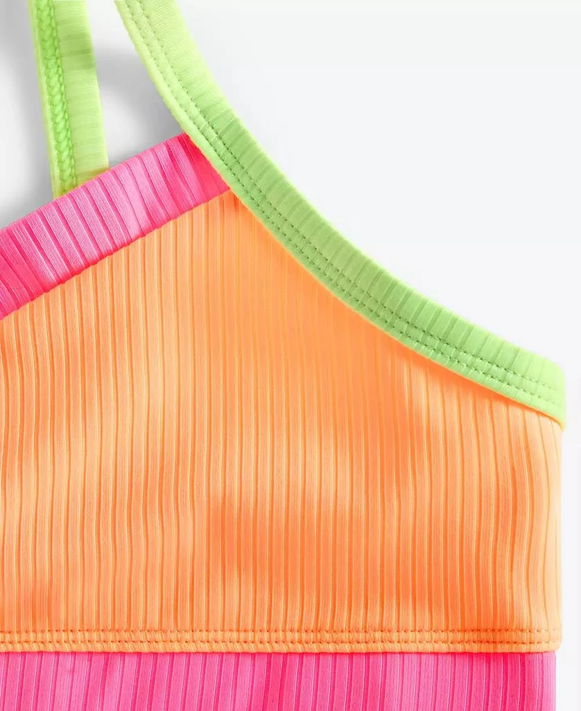 Breaking Waves Big Girls 2-Pc. Colorblocked Swimsuit 3
