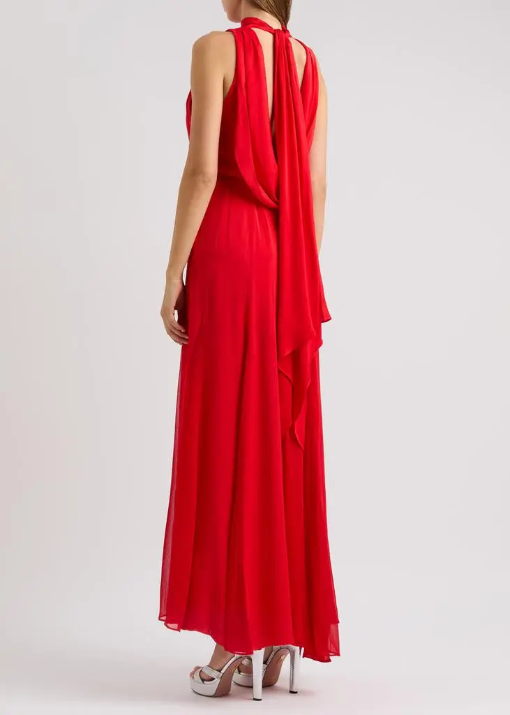 Alice + Olivia Dita panelled maxi dress 3