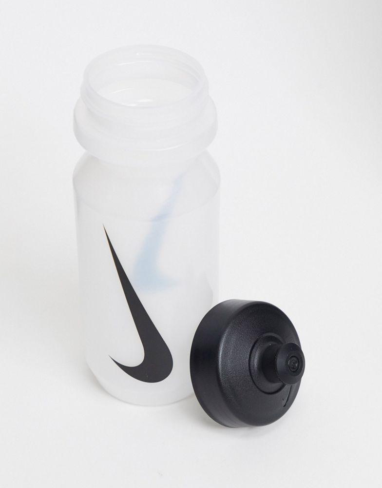 NIKE Nike Training Big Mouth 2.0 625ml water bottle in clear with black swoosh