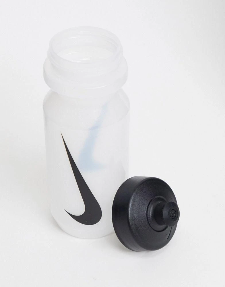 NIKE Nike Training Big Mouth 2.0 625ml water bottle in clear with black swoosh 2