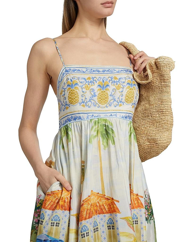 Farm Rio Aracati Printed Maxi Dress 6
