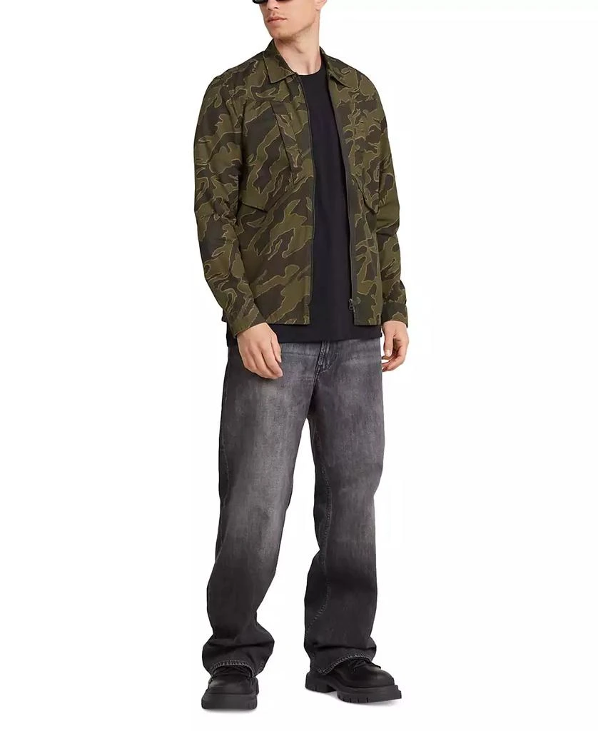 G-Star Men's Straight-Fit Camouflage Shirt Jacket 5